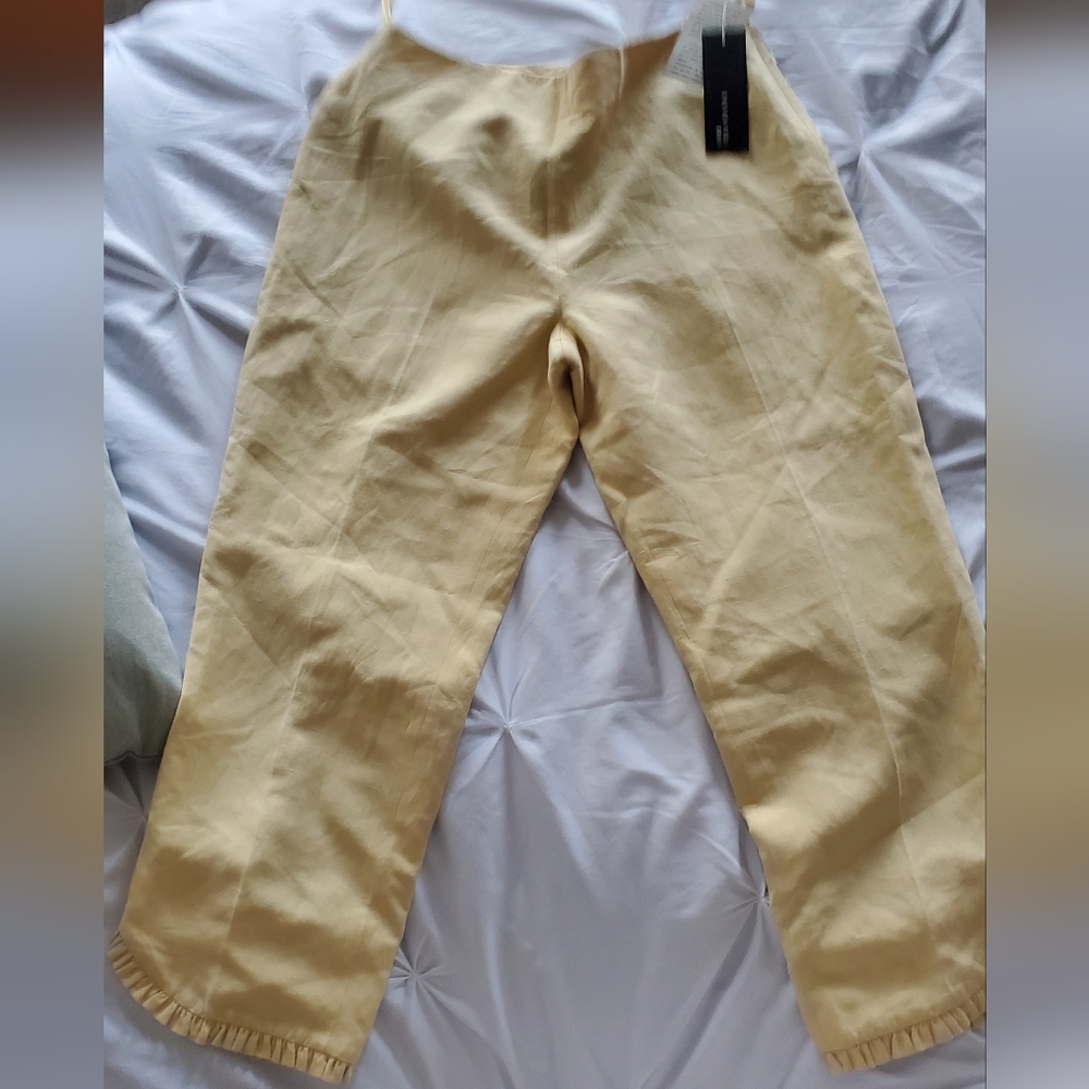 Jones New York Yellow Chinos Classic Style